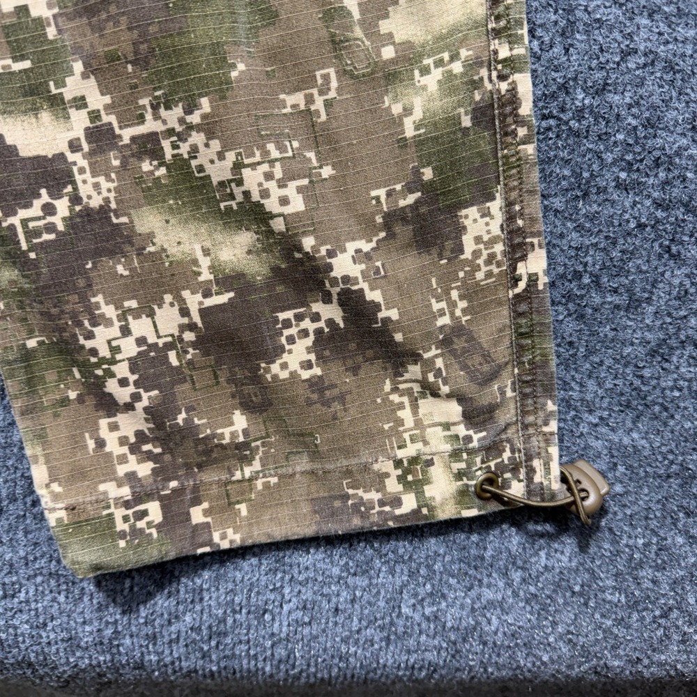 Empire Digital Camo Cargo Pants Mens Large Green Ripstop Tactical Drawstring Y2K - Picture 11 of 16